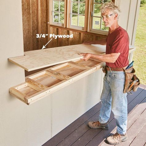 The Double-Duty Pub Shed ��– The Family Handyman Garage Bars, Backyard Pub, Party Shed, Sheds Ideas Backyard, Cabin Bar, Pub Shed, Building A Storage Shed, Pool Shed, Shed Building