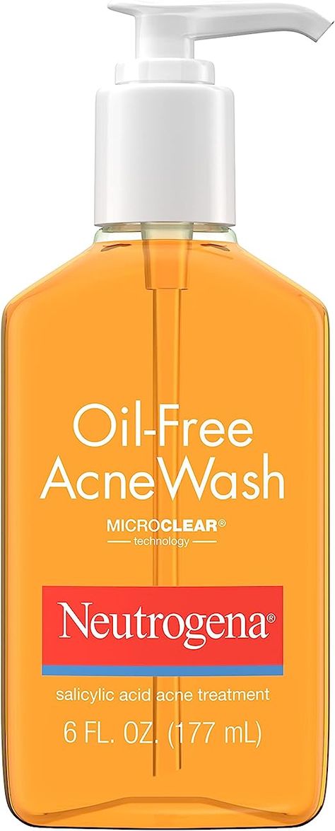 Amazon.com: Neutrogena Oil-Free Acne Wash, 6 Fluid Ounce : Beauty & Personal Care Oil Free Acne Wash, Neutrogena Oil, Now Oils, Salicylic Acid Acne, Acne Blemishes, Dermatologist Recommended, Skin Care Acne, Salicylic Acid, Oil Free