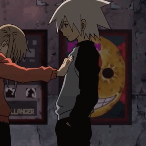 Matching Gif, Matching Gifs, Soul X Maka, Soul And Maka, Soul Eater Manga, Gif Icons, Icon Gif, Matching Anime, Banner Gif