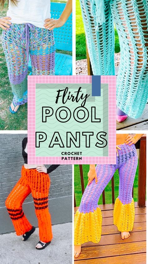 Crochet Patterns Pants, Easy Crochet Pants Pattern, Crochet Pants Pattern Women, Crochet Flare Pants Pattern, Crochet Flair Pants Pattern, Crochet Pant, Crochet Pants Pattern, Crochet Patterns Easy, Festival Crochet