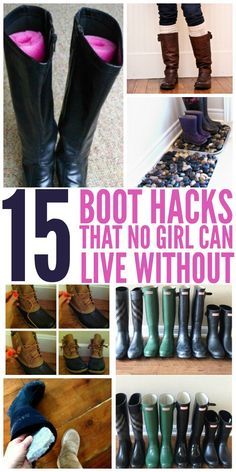 Girls, Boot season is almost here. Here are some diy tips and ideas to keep you looking you best while wearing this popular fall and winter fashion. How To Make Canvas, Classy And Fab, Shoe Hacks, Diy Fashion Trends, Diy Fashion Ideas, Shoe Cleaning, Diy Fashion Projects, Crazy House, Fashion Tips And Tricks