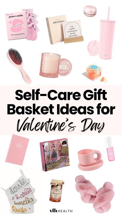 self care basket Pampering Gift Basket Ideas, Self Care Kit Ideas, Self Care Basket, Diy Self Care, Self Care Kit, Girly Christmas Gifts, Care Basket, Gift Guide For Men, Birthday Presents For Friends