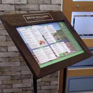 Menu Stand Design, Menu Wall, Menu Display, Menu Stand, Design Restaurant, Outdoor Display, Wooden Display, Menu Board, Senior Living