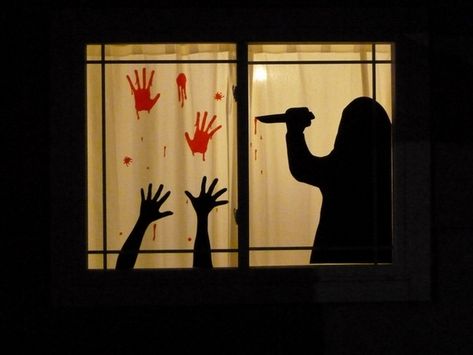 - Diy Halloween Window Decorations, Diy Halloween Window, Porta Halloween, Pelottava Halloween, Halloween Window Silhouettes, Dekorasi Halloween, Halloween Window Decorations, Halloween Decor Diy, Casa Halloween