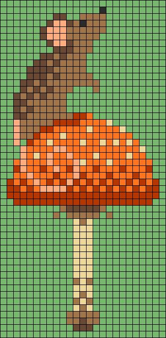 Tapestry Patterns Charts, Moomin Alpha Pattern, Small Pixel Pattern, Funny Pixel Art Grid, Alpha Pattern Animals, Fall Alpha Patterns, Mushroom Alpha Pattern, Cute Pixel Art Grid, Small Alpha Patterns