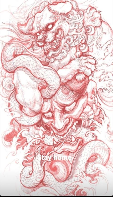 Arm Sleves Tattoo Drawing, Christus Tattoo, Foo Dog Tattoo Design, Irezumi Tattoo, 42 Tattoo, Foo Dog Tattoo, Backpiece Tattoo, Samurai Tattoo Design, Japan Tattoo Design