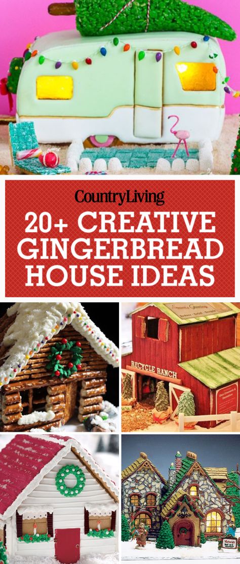 These gingerbread house ideas are creative and double as dessert for holiday parties. Decorate your house with an adorable cozy pretzel cabin that is easy-to-make from pretzels, candy and frosting. As easy as these are to make, they're even sweeter to eat this Christmas! Party House Ideas, Pretzel Cabin, Gingerbread House Ideas, Cool Gingerbread Houses, Gingerbread House Parties, Gingerbread House Designs, Gingerbread Party, Gingerbread Village, Gingerbread House Decorations