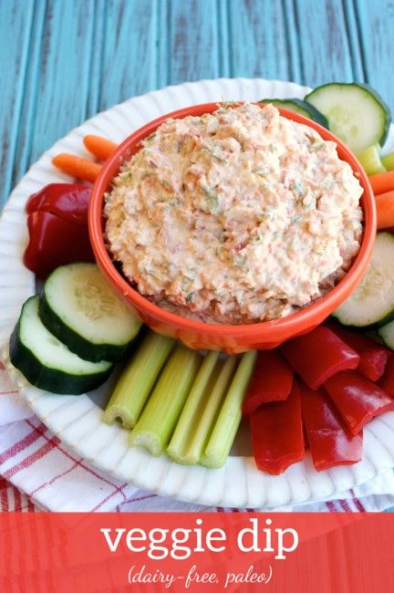 Paleo Veggie Dip, Dairy Free Veggie Dip, Veggie Dip Recipe, Dairy Free Dips, Paleo Appetizers, Veggie Dip, Paleo Snacks, Healthy Nutrition, Dairy Free Recipes