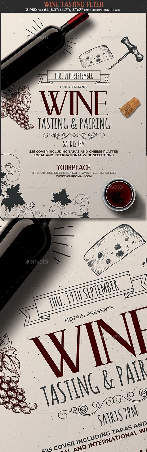 September Wine, Wine Bar Design, Bar Advertising, Menu Design Layout, Save The Date Invites, Flyer Inspiration, Wine Tasting Events, Wine Event, Menu Inspiration