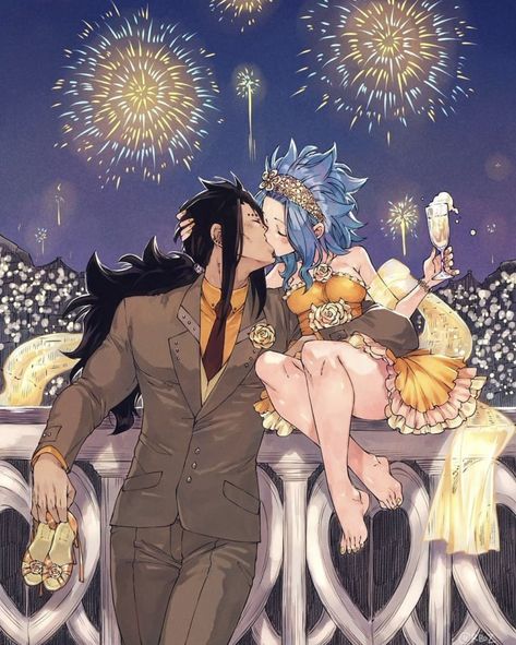 Gale Fairy Tail, Gajeel X Levy, Fairy Tail Levy, Gajeel And Levy, Fairy Tail Love, Anime Fairy Tail, Fairy Tail Girls, Fairy Tail Art, Fairy Tail Couples