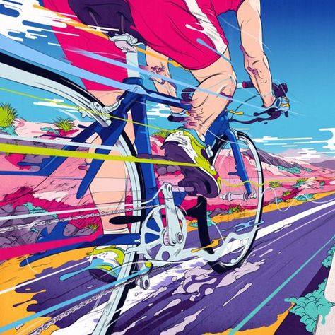 madaboutbike: “  Work 2014 A by Andrew Archer, Melbourne, Australia ” Bike Illustration, Riding A Bike, Sport Illustration, Bicycle Art, 캐릭터 드로잉, Cycling Art, Bike Art, Sports Art, Art And Illustration