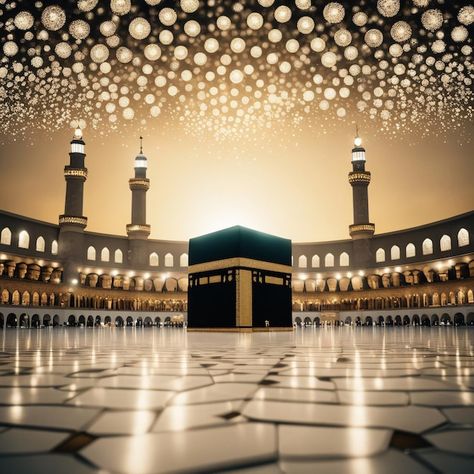 Mecca Saudi Arabia, Eid Adha, Wallpaper Iphone Love, Allah Names, Beautiful Mosques, Makkah, Mecca, Saudi Arabia, Premium Photo