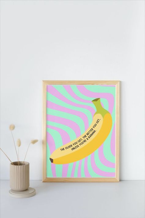 Fun Digital Print Download with Betty White Banana Quote Betty White Funny, Banana Quotes, Quote Artwork, Betty White, Print Artwork, Botany, Funny Gifts, Art Digital, Artwork Prints