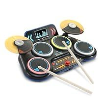 Musical Instruments For Kids, Electronic Drum Pad, Kidizoom Smartwatch, Vtech Toy, Baby Learning Toys, Three Games, Drum Solo, Drum Pad, Learning Toys For Toddlers