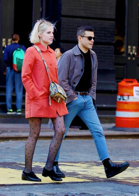 Lucy Boynton, Rami Malek, Celebrity Street Style, Bohemian Rhapsody, Street Style, Celebrities, Clothes