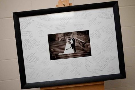 Large Wedding Photo Frame 18x24 inch with Guest Signature Board. Ready for your guests to sign and add your wedding day photograph. by vesey, http://www.amazon.co.uk/dp/B00DT14K26/ref=cm_sw_r_pi_dp_F17.rb1RY3QJX Guest Signing Board, Creative Guest Book, 60th Anniversary Parties, Signature Board, Wedding Photo Frame, Wedding Gift Money, Wedding Fayre, Framed Wedding Photos, Guest Signing