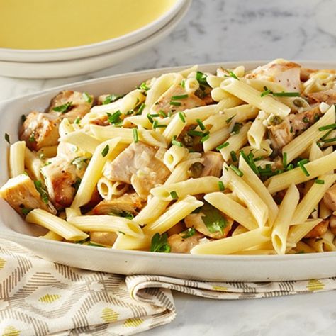 Piccata Pasta, Chicken Piccata Pasta, Recipes With Pasta, Chicken Piccata Recipe, Rachel Ray, Chicken Piccata, Rachael Ray, Chicken Pasta, Chicken Seasoning