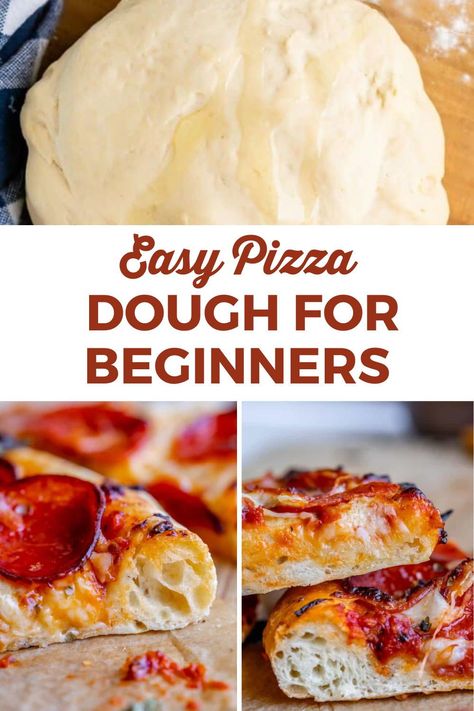 A super easy recipe for Homemade Pizza Dough, with all the tips and tricks you need to get a seriously flavorful crust on your pizza! This recipe is quick to make, with just a 20 minute rise (or an optional longer rise). I’ll show you how to make this easy Pizza Dough recipe step by step! Easy Fast Pizza Dough Recipe, Easy Quick Pizza Dough Recipe, Easy Pizza Dough Recipe Active Dry Yeast, Pizza Dough Recipe Rapid Rise Yeast, Pizza Dough With Active Dry Yeast, Rapid Rise Pizza Dough Recipe, Easy No Rise Pizza Dough, Pizza On Stone In Oven, Pizza Dough Recipe For Pizza Oven