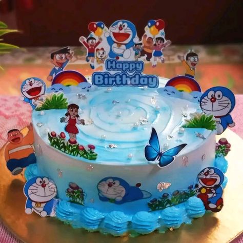 Cartoon Cake Designs Birthday, Theme Cakes For Kids, Baby Boy Cake Topper, Krishna Birthday, Cake Designs For Kids, Chocolate Cake Designs, Happy Birthday Printable, Boy Cake, Baby Boy Cakes