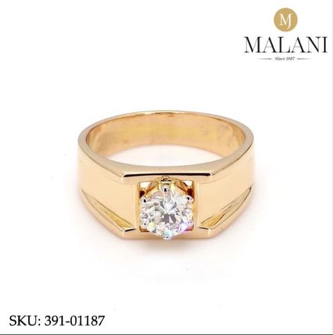 Diamond Rings For Men For Him, Indian Men’s Engagement Ring, Diamond Rings For Men Unique, Diamond Rings Men, Men's Rings Gold Indian, Men Gold Rings, Mens Gold Diamond Rings, Mens Engagement Rings Diamond, Solitaire Ring Designs