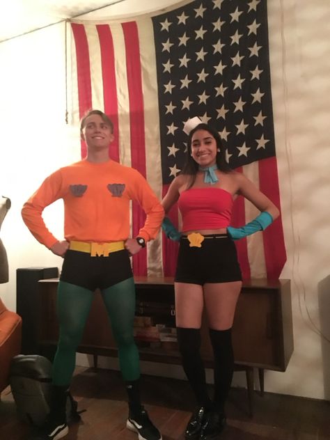 Mermaid Man And Barnacle Boy Costume Couple, Mermaid Man And Barnacle Boy Costume, Besties Costumes, Barnacle Boy Costume, Mermaid Man Costume, Mermaid Man And Barnacle Boy, Mermaid Man And Barnacle, Partner Costumes, Barnacle Boy