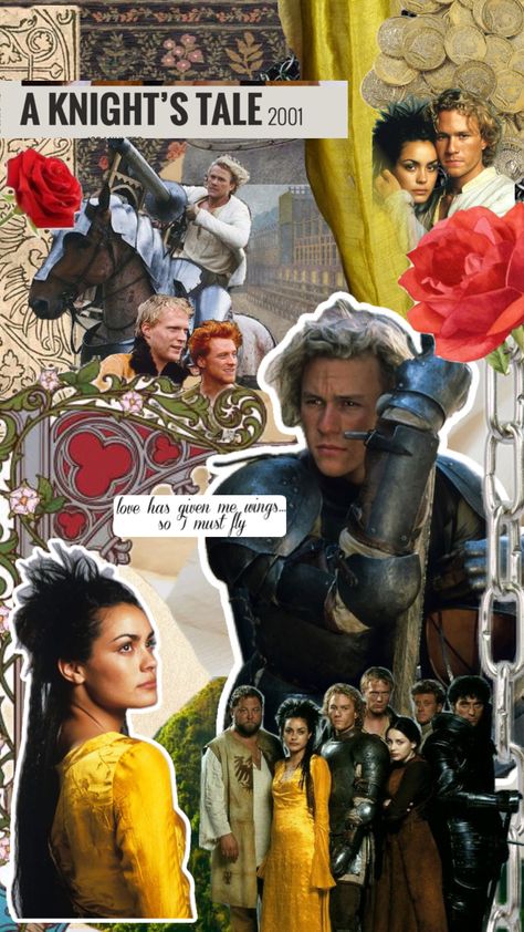 A Knight’s Tale- For fun#aknightstale #knightstale #heathleadger #wallpapaer #medieval #joust #inspo #2001 A Knights Tale, Joan Of Arc Costume, Knights Tale, James Bond Casino Royale, James Purefoy, Marley And Me, Halloween Wallpaper Backgrounds, A Knight's Tale, The Truman Show