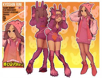 BNHA OC - Scary Bunny / Rini by pictorch on DeviantArt Bunny Hero Costume, Scary Rabbit, Scary Bunny, Rabbit Oc, Bunny Oc, Bakugou And Uraraka, My Hero Academia Costume, My Hero Academia Oc, Mha Ocs