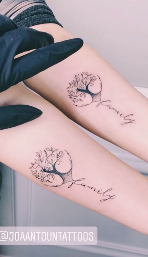 Small Matching Tattoos For Family, Matching Tattoos For Family, Family Matching Tattoos, Tattoos For Family, Tattoos Representing Family, Matching Cousin Tattoos, Unity Tattoo, Family Sleeve Tattoo, Simbols Tattoo