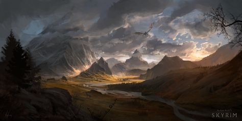 ArtStation - Skyrim - Whiterun Hold, Michal Kus Skyrim Wallpaper, Skyrim Art, Elder Scrolls Art, 2560x1440 Wallpaper, Elder Scrolls V Skyrim, Elder Scrolls Online, The Elder Scrolls, Fantasy Places, Fantasy Art Landscapes