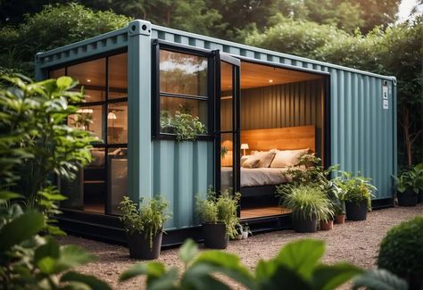 Transform your backyard with our shipping container garden sheds: durable, customizable, and a modern twist on the classic outbuilding. Shipping Container Garden Room, Shipping Container Garden Shed, Container Shed Ideas, Storage Container Shed, Shipping Container Garden, Container Shed, Container Sheds, Container Business, Small Shipping Containers