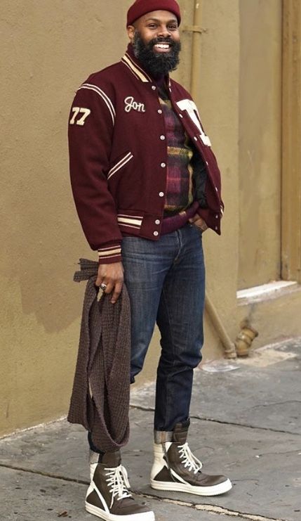 Men’s Varsity Jacket Outfit, Burgundy Jacket Outfit Men, Burgundy Outfit Men, Flight Jacket Outfit, Varsity Jacket Outfit Mens, Burgundy Jacket Outfit, Varsity Jacket Style, Jacket Outfit Men, College Jacke