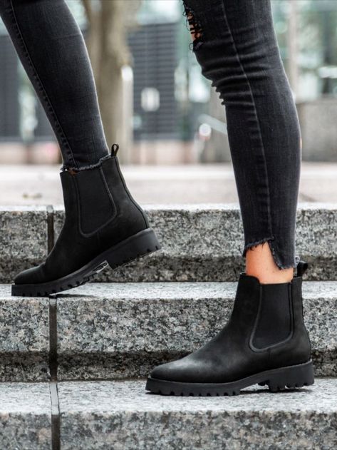 Thursday Boots, Everyday Boots, Denim Boots, Chelsea Boots Women, Black Matte, Boots Women, Winter Casual, New Wardrobe, Pretty Outfits