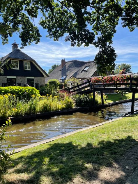 GiethoornNetherlandscottagesphotographyaesthetic Life In The Netherlands, The Netherlands Countryside, The Netherlands Photography, Giethoorn Aesthetic, Netherlands Aesthetic Summer, Amsterdam Aesthetic Spring, The Netherlands Travel, Summer In Netherlands, Netherland Aesthetic