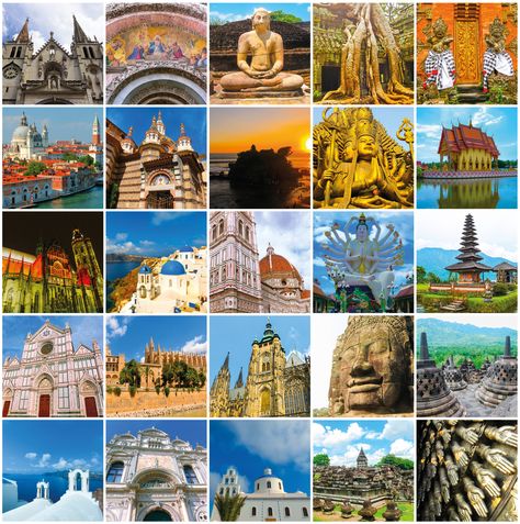 So many places....so little time.  Famous landmarks around the world. Famous Landmarks Around The World, Cultural Pictures, World Famous Places, God Spirituality, Landmarks Around The World, India Culture, Spiritual Leader, Famous Landmarks, Famous Places