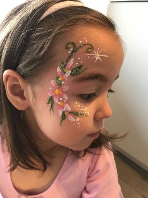 Floral Face Paint, Face Painting Flowers, Face Painting Easy, Sabyasachi Lehenga, Flora Flowers, Face Painting Designs, Fairy Parties, Neon Party, Facepaint