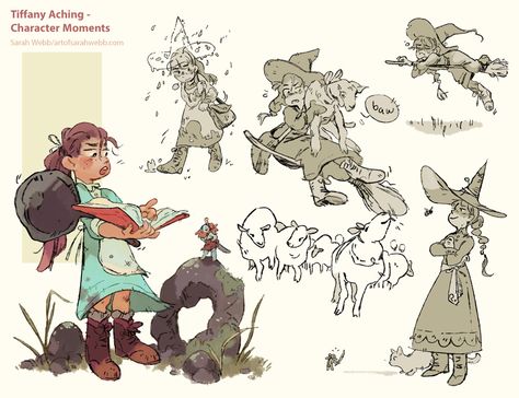 Character Development Illustration, Visual Development Art, Tiffany Aching, Concept Art Books, Shojo Anime, Character Model Sheet, Character Design Animation, Prop Design, Visual Development