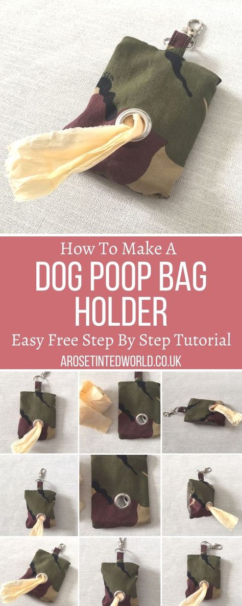 Poop Bag Holder Diy, Dog Poo Bag Holder, Dog Poo, Dog Poo Bags, Dog Poop Bag Holder, Dog Projects, Dog Crafts, Diy Holder, Poop Bag Holder