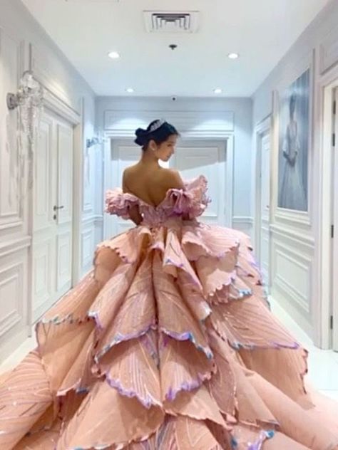 Grand Dress, Grand Ball Gown, Butterfly Ballgown, Butterfly Inspired Dress, Butterfly Gown, Michael Cinco Gowns, Debut Gowns, Big Wedding Dresses, Michael Cinco