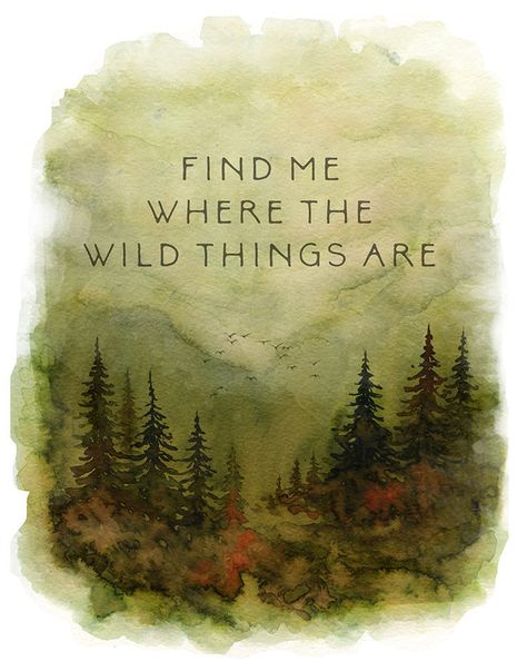 Wild Things Nursery, Citation Nature, Jrr Tolkien, Wild Things, Nature Quotes, Pics Art, Travel Quotes, The Words, Watercolor Illustration