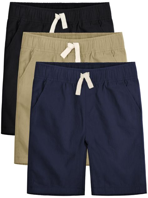 PRICES MAY VARY. Please take it one size down from the usual size. Pure Cotton Boys Shorts: This multi-pack of 3 uniform shorts for boys is made from 100% cotton fabric,which are a must-have for a boy's summer wardrobe Drawstring Closure and Front Slant Pockets Design: The boys uniform shorts with drawstring closure and plus front slant,will bring a lot of convenience to your child Boys Shorts Size 4-12Y : Our clothes for boys come in sizes that are carefully,suit for most kids between the ages Boys School Uniform Shorts, Casual Uniform, Boys Cargo Shorts, Boys Uniforms, Boys Joggers, Pockets Design, Boys School Uniform, Boys Summer, Boys Shorts