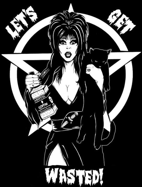 Elvira Movies, Rockabilly Art, Alternative Comics, Skull Stencil, Cassandra Peterson, Elvira Mistress Of The Dark, Arte Punk, Horror Artwork, Witchy Wallpaper