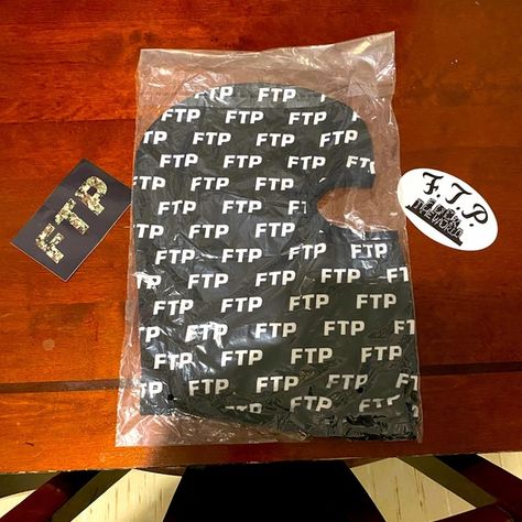 FTP all over Logo Balaclava Ftp Clothing, Ftp Logo, ? Logo, Brand New, Jewelry Watches, Christmas, Jeans Shoes, Closet, Styling Tips