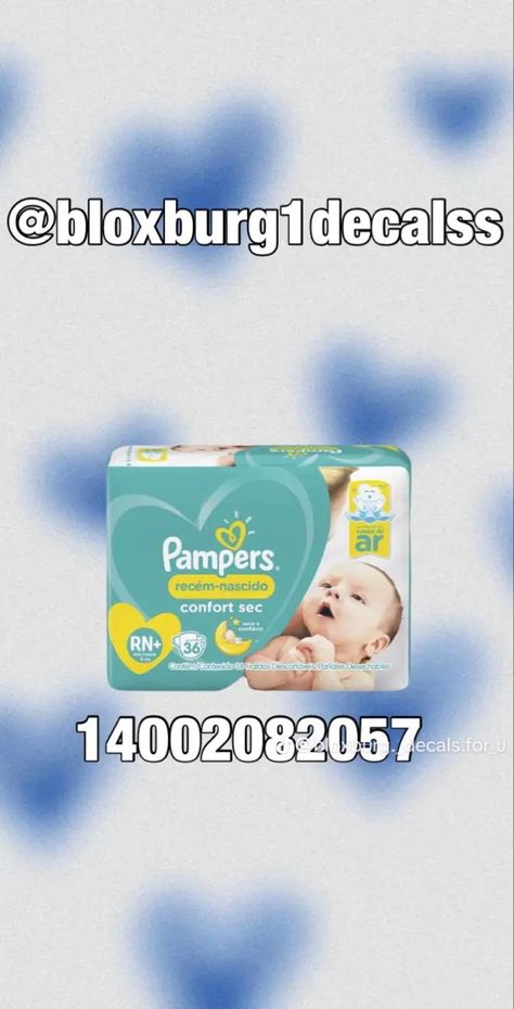 Pampers Decals Bloxburg, Club Roblox Image Id Codes Nursery, Bloxburg Baby Room Decals, Toddler Decals Bloxburg, Baby Codes For Bloxburg, Baby Bloxburg Decals, Baby Decal Codes, Nursery Decals Bloxburg, Bloxburg Baby Room Decals Codes