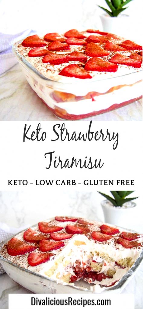 Dessert Gluten Free, Keto Quiche, Strawberry Tiramisu, Desserts Keto, Postre Keto, Simple Keto, Keto Pancakes, Low Carb Dessert, Keto Cake