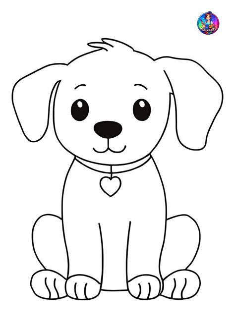 A simple and funny puppy coloring book. Download and color together with your child! #Coloring book #children #print #puppy #coloringpage #kidsart #free Pet Coloring Pages Free Printables, Dog Printables Free For Kids, Pet Animals Worksheets For Kids, Dogs Drawing Easy, Puppy Coloring Pages Free Printable, Puppy Drawings, Pets Coloring Pages, Easy Dog Drawing, Spiderman Cakes