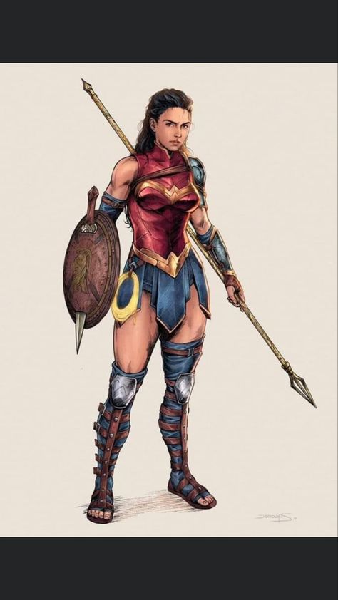 Wonder Man Costume, Ahri Wallpaper, Wonder Man, Wonder Woman Art, Greek Warrior, Univers Dc, Cartoon As Anime, Female Hero, Art Comic