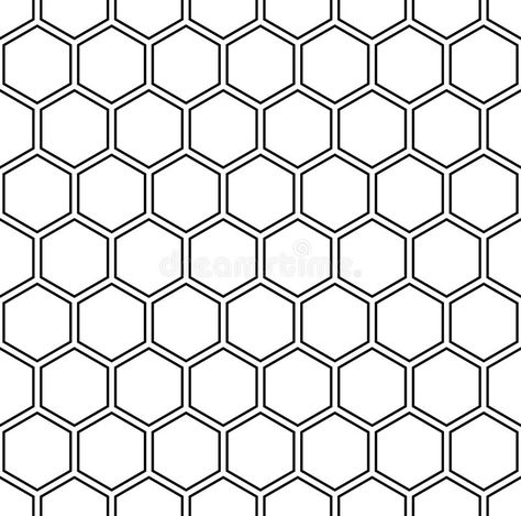 Honeycomb Black And White, Honeycomb Design Pattern, Honeycomb Pattern Tattoo, Hexagon Design Graphic, Honey Comb Patterns, Honeycomb Vector, Honeycombs Drawings, Electronic Tattoo, Hexagon Tattoo