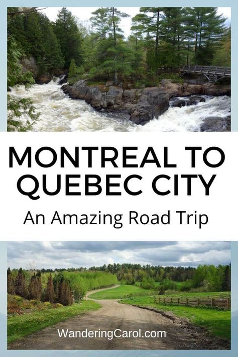 Montreal To Quebec City Road Trip, Toronto To Montreal Road Trip, Montreal And Quebec City Itinerary, Quebec Road Trip, Montreal Itinerary, Canada Camping, Montreal Travel, Canadian Things, Canada Trip