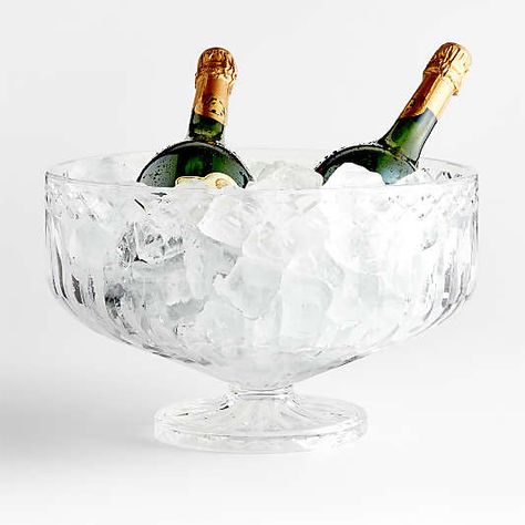 Beverage Tub, Champagne Bucket, Wine Bucket, Cocktail Gifts, Mini Craft, Champagne Buckets, Wedding Registry, Cocktail Glass, Faceted Glass