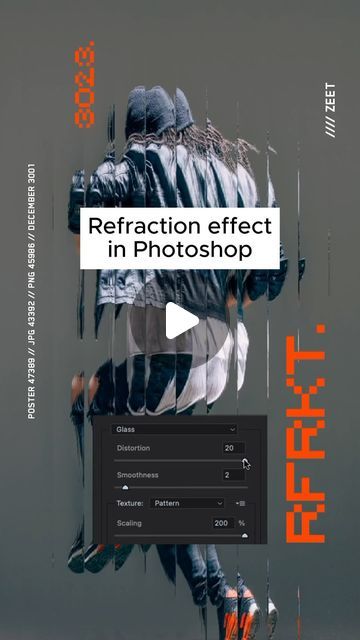 Photo Effects Photoshop, Glass Effect Illustrator, Creative Photo Editing, Photoshop Editing Photo Effects, Glass Effect Photoshop, Effect Photoshop, Glass Effect, Photoshop Effects Tutorial, Glass Photoshop